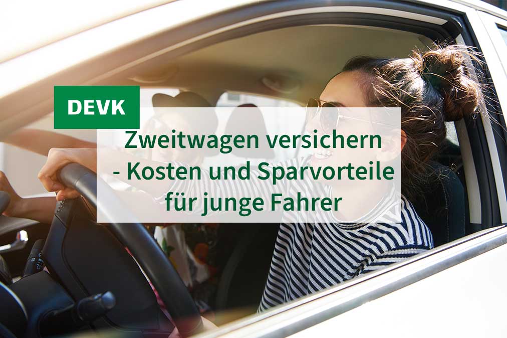 DEVK Jochen versichert - Zweitwagen versichern - Kosten und Sparvorteile für junge Fahrer