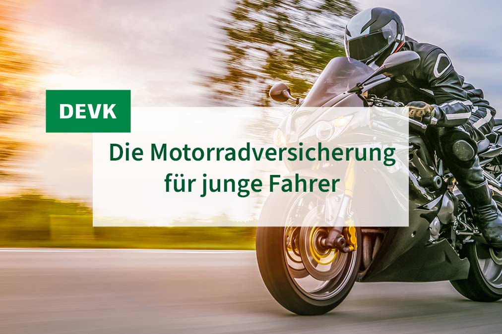 DEVK Jochen versichert - Die Motorradversicherung für junge Fahrer