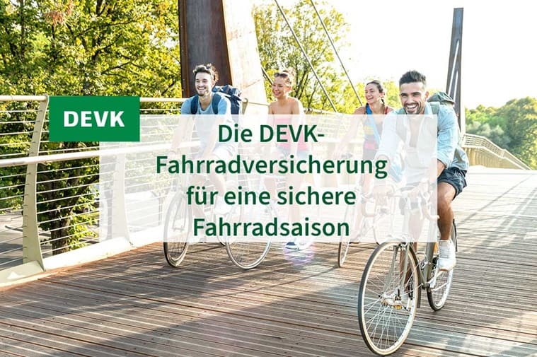 DEVK Jochen Verbeet - Die DEVK-Fahrradversicherung für eine sichere Fahrradsaison